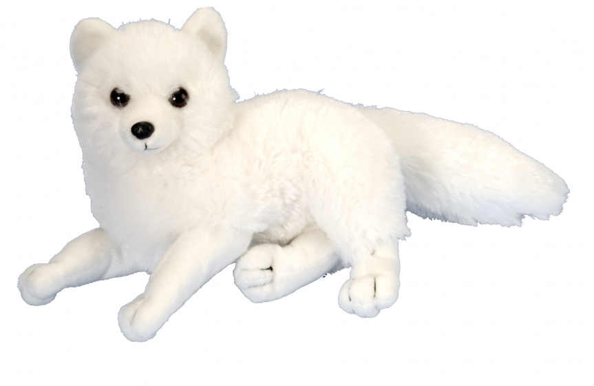 cuddly polar fox junior 20 cm plush white