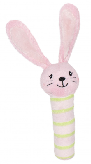 squeak Bunny 14 cm polyester pink