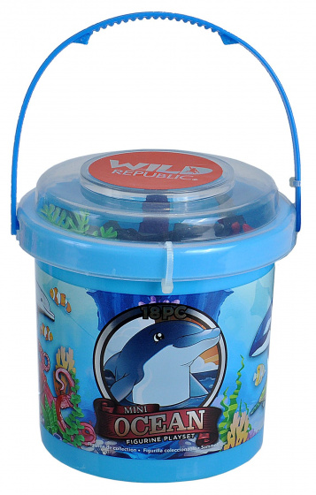 Wild Republic mini speelset ocean junior 18 delig