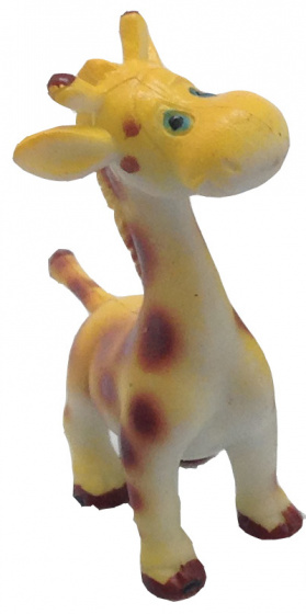 Wild Republic hracie zvieratko žirafa junior 6 cm žltá/hnedá