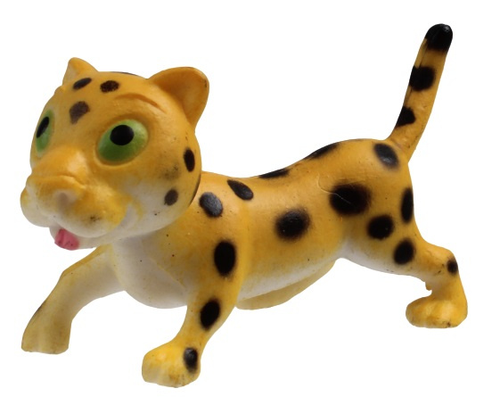 Wild Republic hracie zvieratko Panther junior 5 x 2,5 cm žltá/čierna