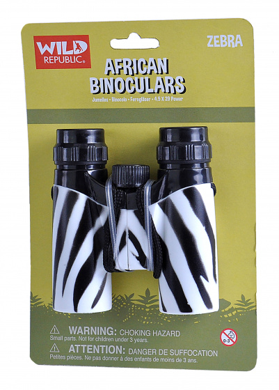 Wild Republic ďalekohľad zebra junior 12 cm bielo/čierna