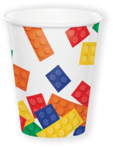 Witbaard párty pohár blok párty junior kartón 266 ml biely 8 ks