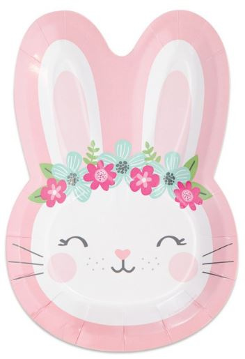 Witbaard taniere Birthday Bunny 23 cm kartón ružový/biely 8 kusov