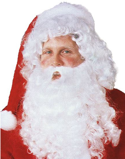 Witbaard tvárová súprava Santa Claus syntetická biela 2-dielna