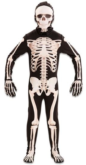 Witbaard kostra kostýmu Deluxe junior polyester čierna 5-6r