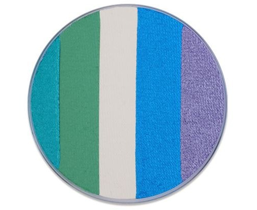 Witbaard makeup sada Morská panna 6 cm akvarel 5 farieb