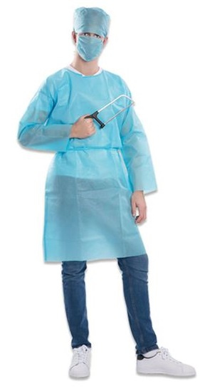 Witbaard dress-up oblek chirurg modrý jednoveľkostný 3-dielny