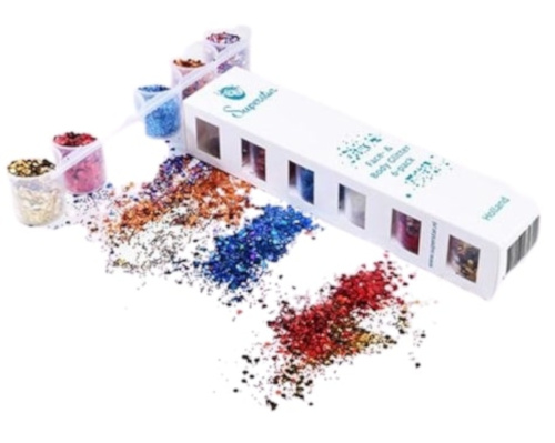 Witbaard makeup Chunky Glitter 90 ml Holandsko 6-diel