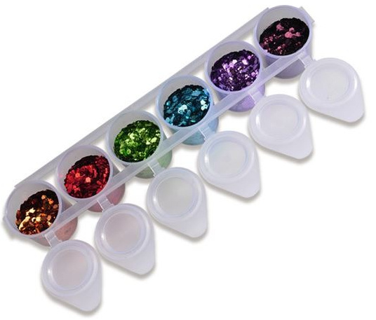 Witbaard makeup Chunky Glitter 130 ml Party 6-dielny