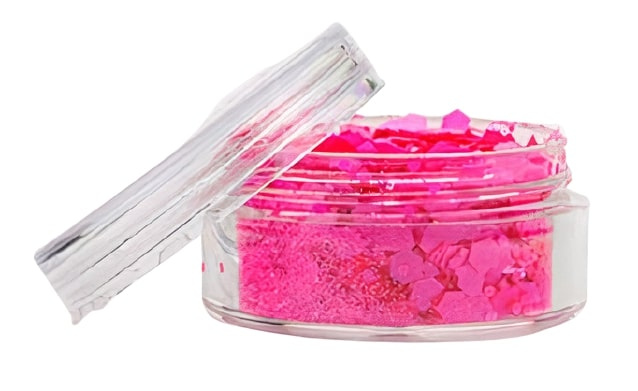 Witbaard makeup Chunky Glitter 8 ml fluorescenčná ružová