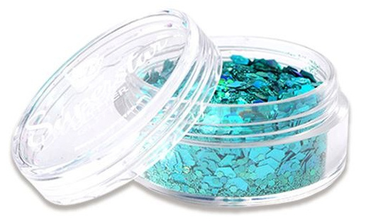 Witbaard makeup Chunky Glitter 8 ml laserový tyrkys
