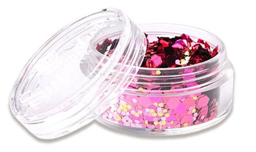Witbaard makeup Chunky Glitter 8 ml ružová dáma