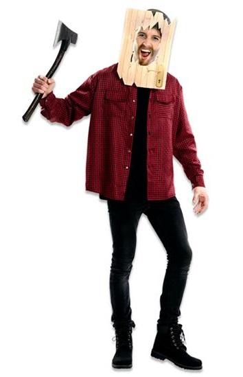 Witbaard kostým šialený zabijak polyester červená veľkosť M/L