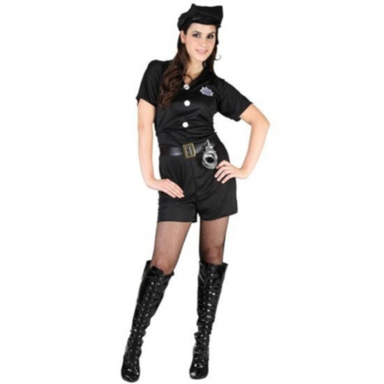 Witbaard kostým policajtka dámy polyester black mt XL