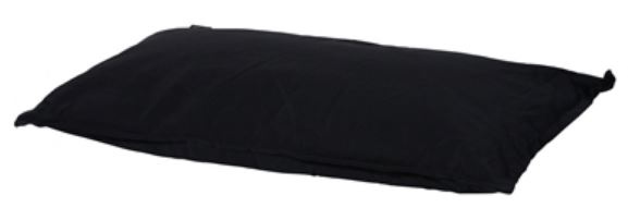 Woefwoef podsedák pre psa Panama 95 x 65 cm polyester čierny