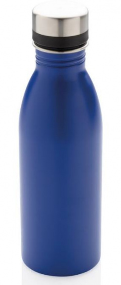 drinking bottle 500 ml stainless steel blue