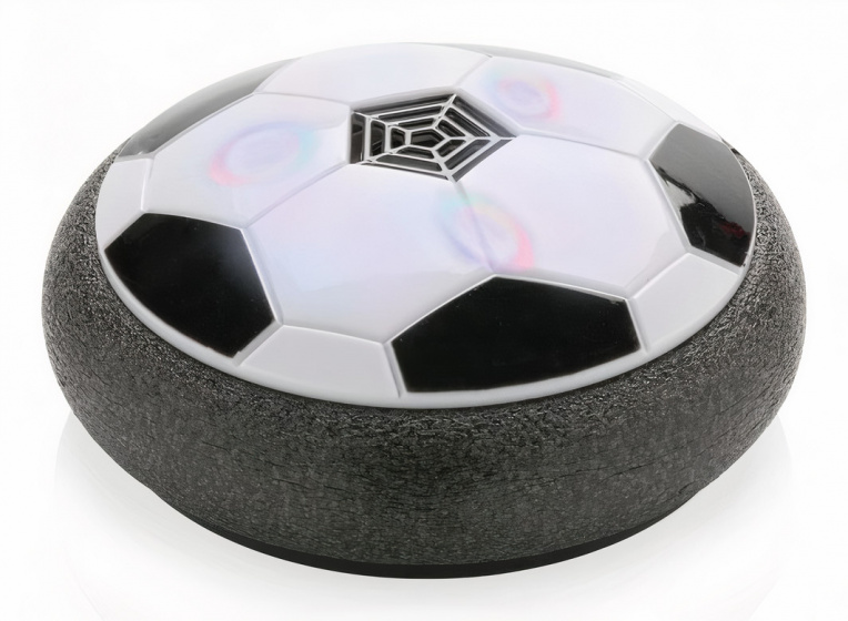 XD Collection hover voetbal 6 x 17 cm foam zwart/wit