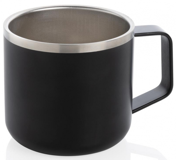 camping cup 350 ml stainless steel black
