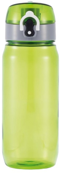 bottle 0Tritan.6 litre 21 x 7.4 cm green
