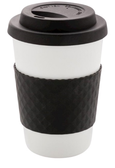 XD Design take away beker 0,3 liter 11 cm polypropyleen zwart XD Design take away beker 0,3 liter 11 cm polypropyleen zwart