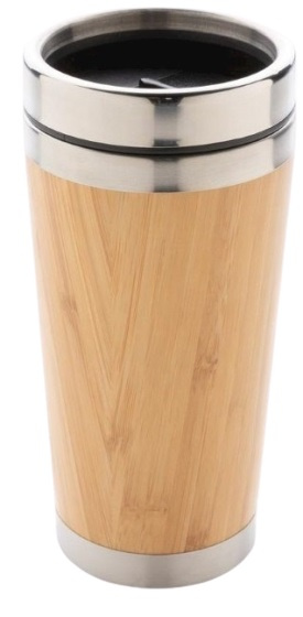 XD Design termoska Bamboo 0,45l nerez / bambus hnedá