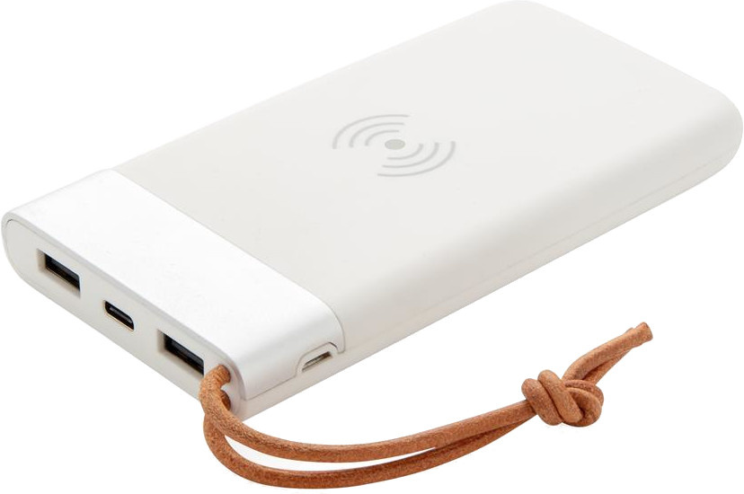 XD Xclusive powerbank 8000 mah 14 x 7,1 cm abs/aluminium wit