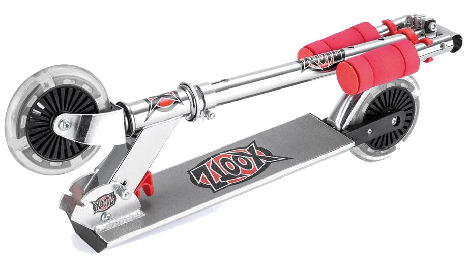 Xootz led junior voetrem zilver