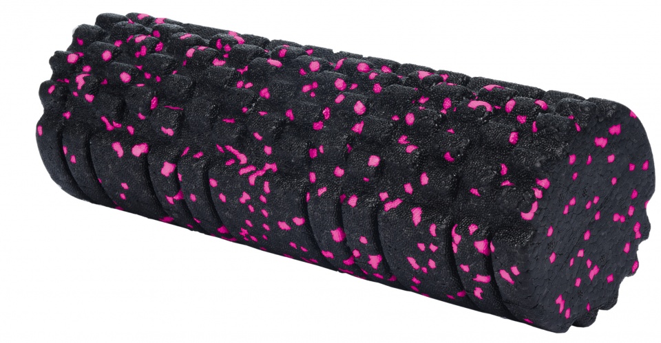 foamroller yoga structure black/pink 33 cm