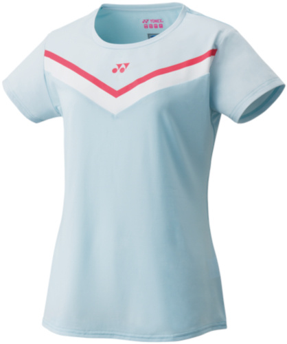 sports shirt ladies polyester/PU light blue size L