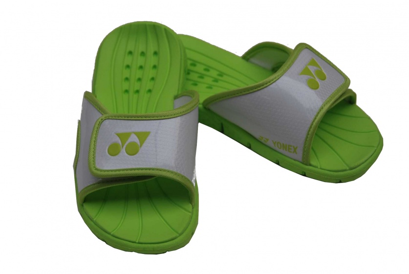 flip-flops rubber white/lime size 39-42