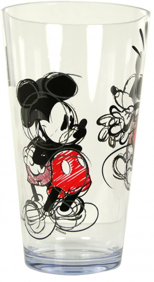 Zak!Designs pohár na pitie Mickey Mouse priehľadný