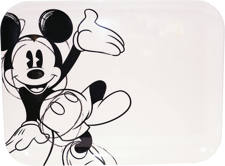 Zak!Designs podnos Mickey Mouse 30,5 x 40,5 cm biely
