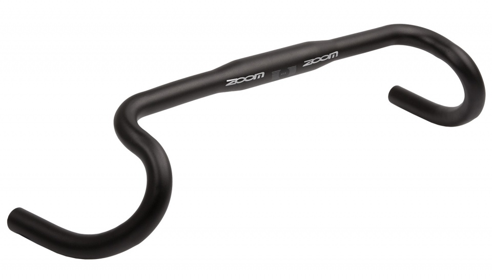 Zoom riadidlá gravel-racing 440 mm 31,8 mm 25 stupňov čierna