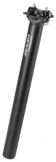 Zadelpen vast 27,2 x 350 mm aluminium zwart Zadelpen vast 27,2 x 350 mm aluminium zwart