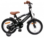 AMIGO Kinder BMX BMX Fun 14 Inch 21 cm Jongens Terugtraprem Matzwart AMIGO Kinder BMX BMX Fun 14 Inch 21 cm Jongens Terugtraprem Matzwart