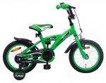 AMIGO Kinder BMX BMX Turbo 14 Inch 21 cm Jongens Terugtraprem Groen AMIGO Kinder BMX BMX Turbo 14 Inch 21 cm Jongens Terugtraprem Groen