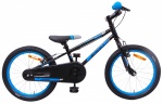 AMIGO Jongensfietsen Cross 18 Inch 22 cm Jongens V-Brakes Zwart/Blauw AMIGO Jongensfietsen Cross 18 Inch 22 cm Jongens V-Brakes Zwart/Blauw