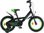 AMIGO Jongensfietsen Galaxy 12 Inch 20 cm Jongens Terugtraprem Zwart/Groen AMIGO Jongensfietsen Galaxy 12 Inch 20 cm Jongens Terugtraprem Zwart/Groen