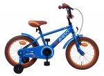 AMIGO Jongensfietsen Sports 16 Inch 25,4 cm Jongens Terugtraprem Blauw AMIGO Jongensfietsen Sports 16 Inch 25,4 cm Jongens Terugtraprem Blauw