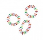 Amscan armband regenboog 8 stuks Amscan armband regenboog 8 stuks