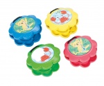 Amscan castagnette multicolor 5,8cm 4 stuks Amscan castagnette multicolor 5,8cm 4 stuks