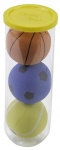 Angel Sports Tennisballen highbounce in koker 3 stuks Angel Sports Tennisballen highbounce in koker 3 stuks