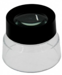 Balloon opzetloep Byomic 7x acryl 50 mm zwart/transparant Balloon opzetloep Byomic 7x acryl 50 mm zwart/transparant