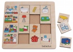 beleduc puzzel ons huis 12 stukjes 25 cm beleduc puzzel ons huis 12 stukjes 25 cm
