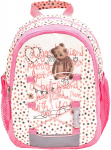 Belmil rugzak Little Bear junior 6,5 liter polyester roze/wit Belmil rugzak Little Bear junior 6,5 liter polyester roze/wit