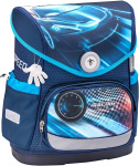 Belmil schooltas Race jongens 30,5 x 19 x 37 cm blauw 2-delig Belmil schooltas Race jongens 30,5 x 19 x 37 cm blauw 2-delig