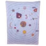 Bizzi Growin babydeken jongens 110 x 130 cm katoen blauw Bizzi Growin babydeken jongens 110 x 130 cm katoen blauw