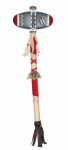 Boland indianenbijl 38 cm rood Boland indianenbijl 38 cm rood