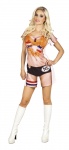 Boland minidress Sexy Fan dames maat M/L Boland minidress Sexy Fan dames maat M/L